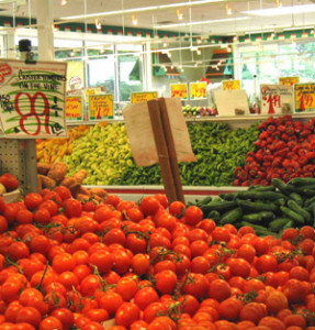 Tomatoes at retail